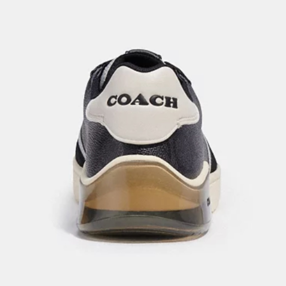 New! Men Coach Citysole Court Black Sneakers - Picture 4 of 6